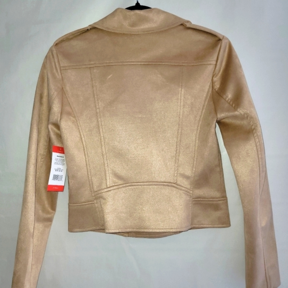 NWT BB Dakota by Steve Madden Ladies Vegan Suede Moto Jacket - Picture 3 of 15